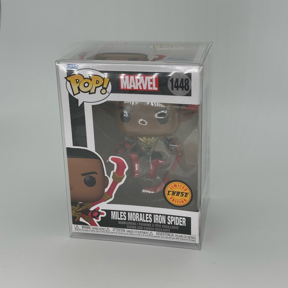 New Funko Pop! Vinyl: Marvel - Miles Morales Iron Spider (Chase) #1448 In Hand
